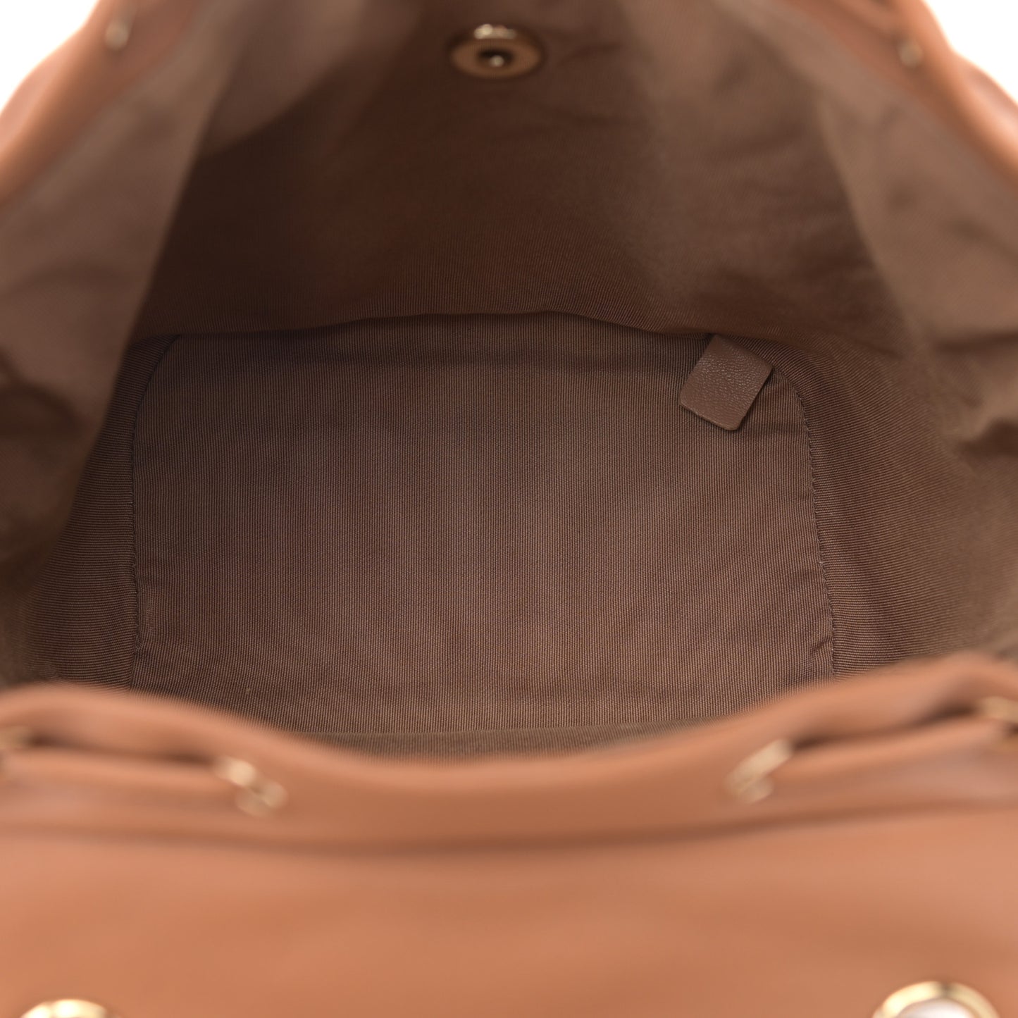 Lambskin Quilted Small Urban Spirit Backpack Brown