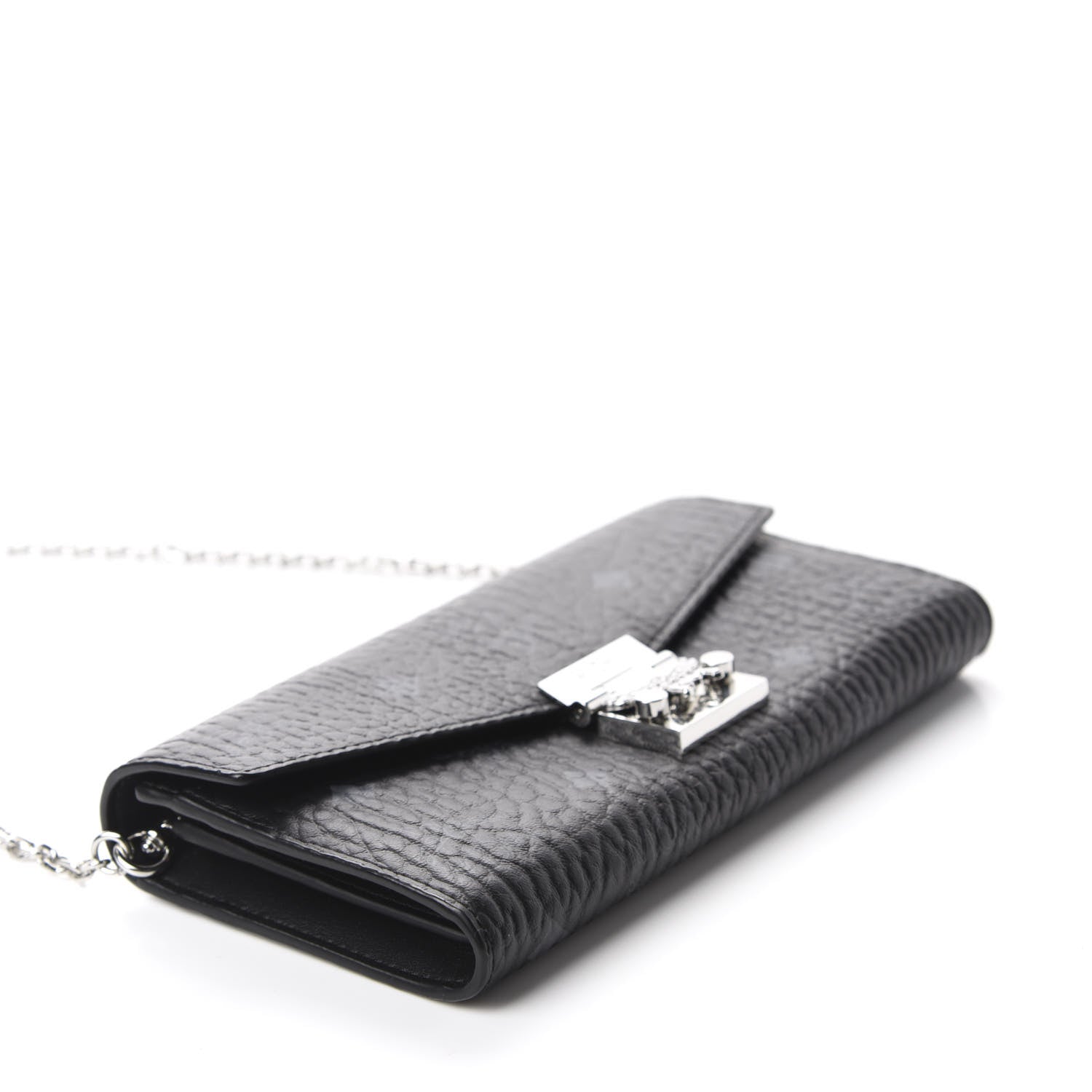 MCM Visetos Large Patricia Wallet On Chain Black 4 of 10
