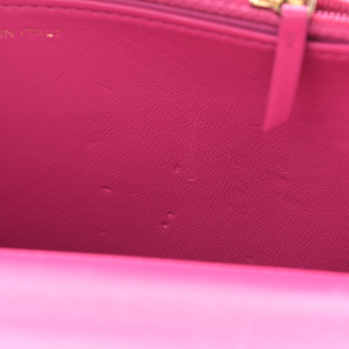 Wool Tweed Lambskin Quilted Chanel 19 Wallet On Chain WOC and Coin Purse Fuchsia