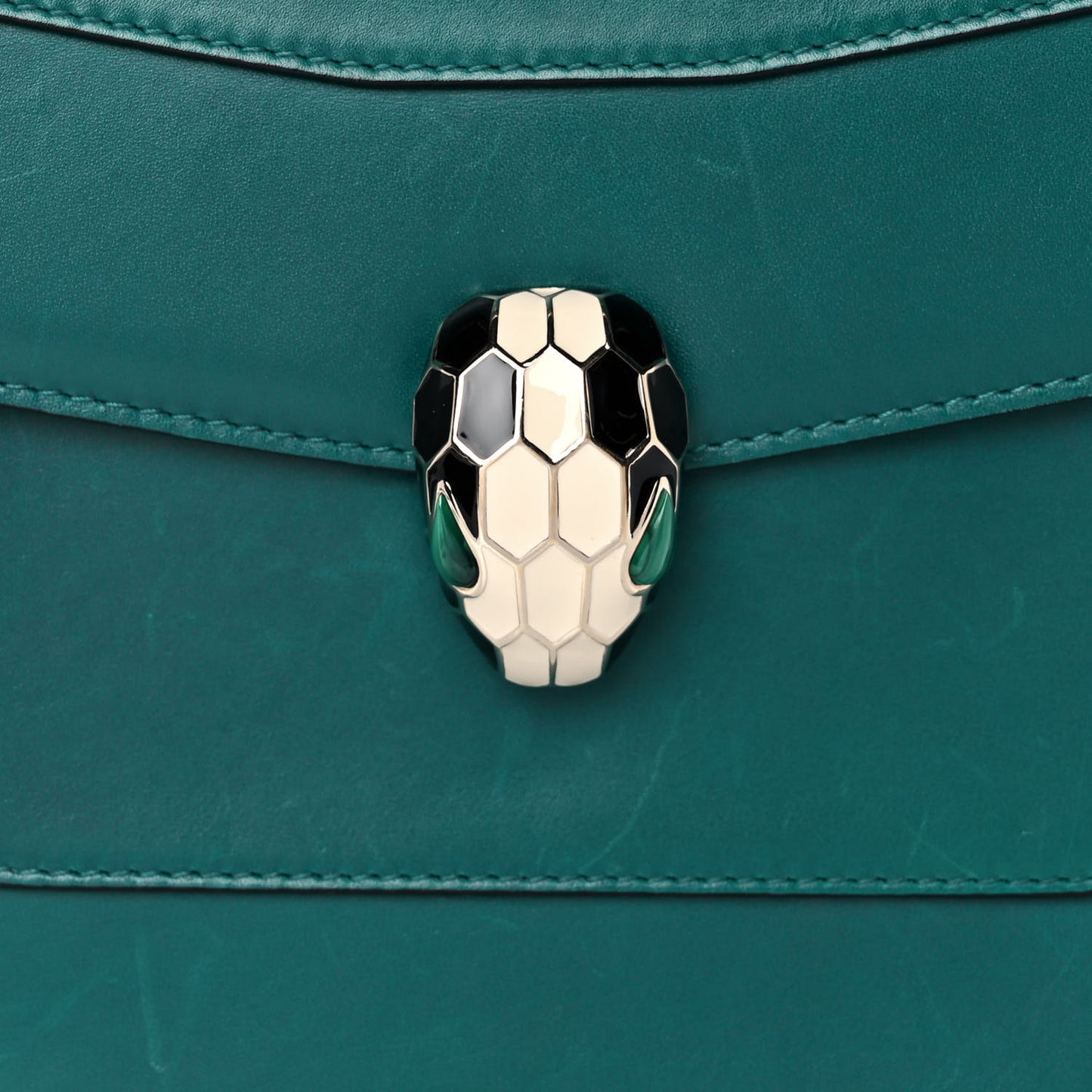 Calfskin Serpenti Forever Crossbody Emerald Green