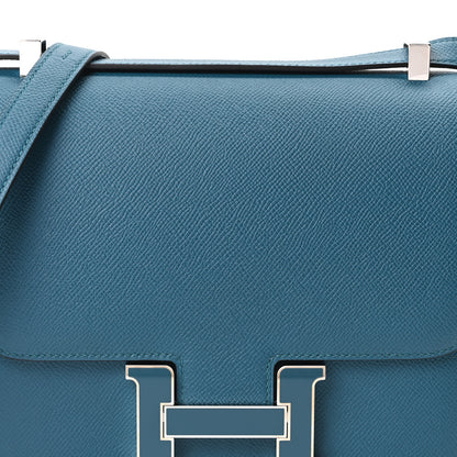 Hermes Epsom Enamel Constance 24 Vert Bosphore 8 of 11