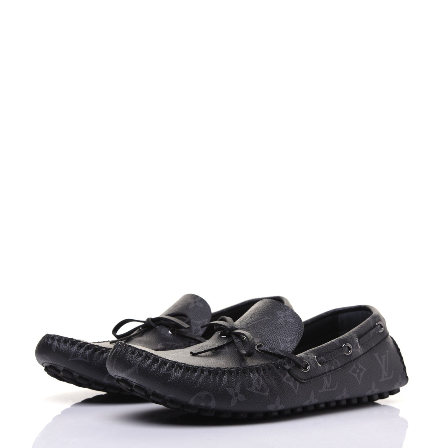 Monogram Eclipse Mens Arizona Car Shoe Moccasin Loafers 9