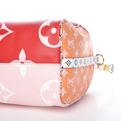 Louis Vuitton Monogram Giant Speedy Bandouliere 30 Rouge 9 of 9
