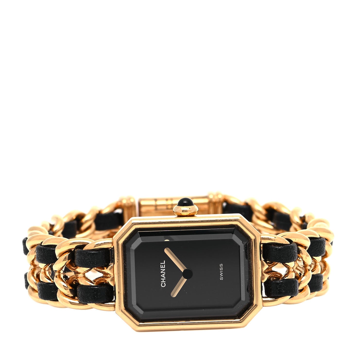 Stainless Steel Lambskin 20mm Chain Premiere Quartz Watch Gold M