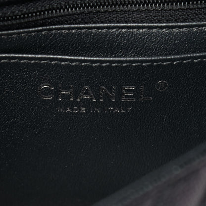 Chanel Iridescent Caviar Chevron Quilted Mini Rectangular Flap Black 6 of 9