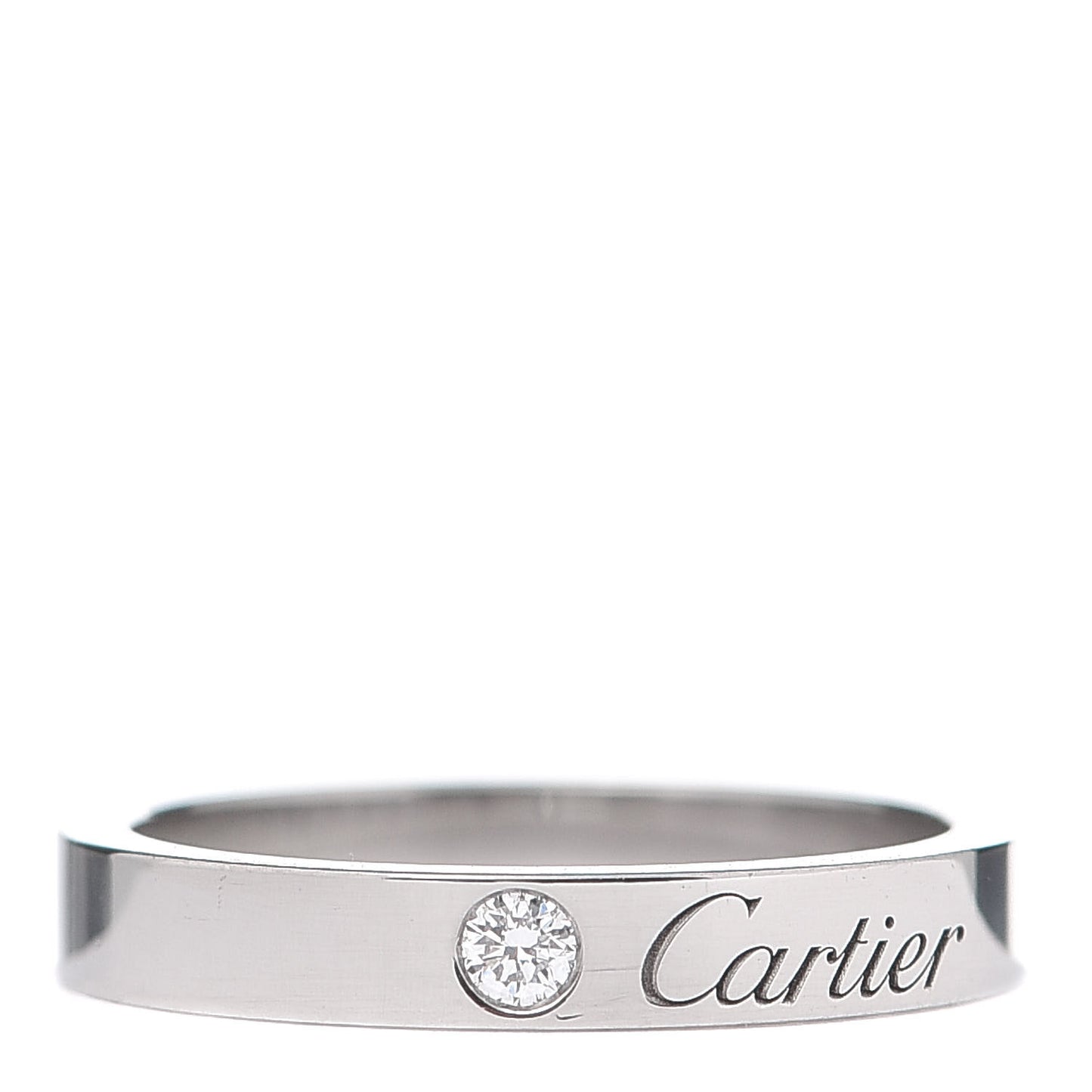 Platinum Diamond 3mm C De Wedding Band Ring 50 5.25