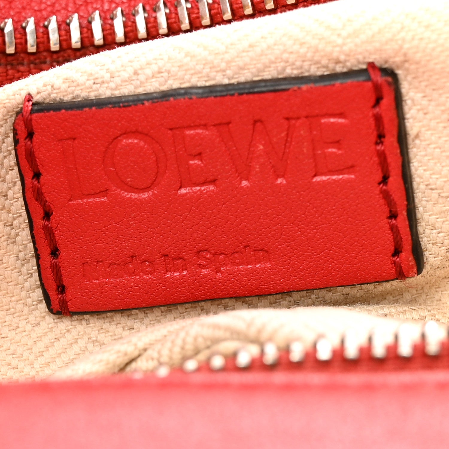 Loewe Calfskin Medium Puzzle Bag Scarlet 6 of 15