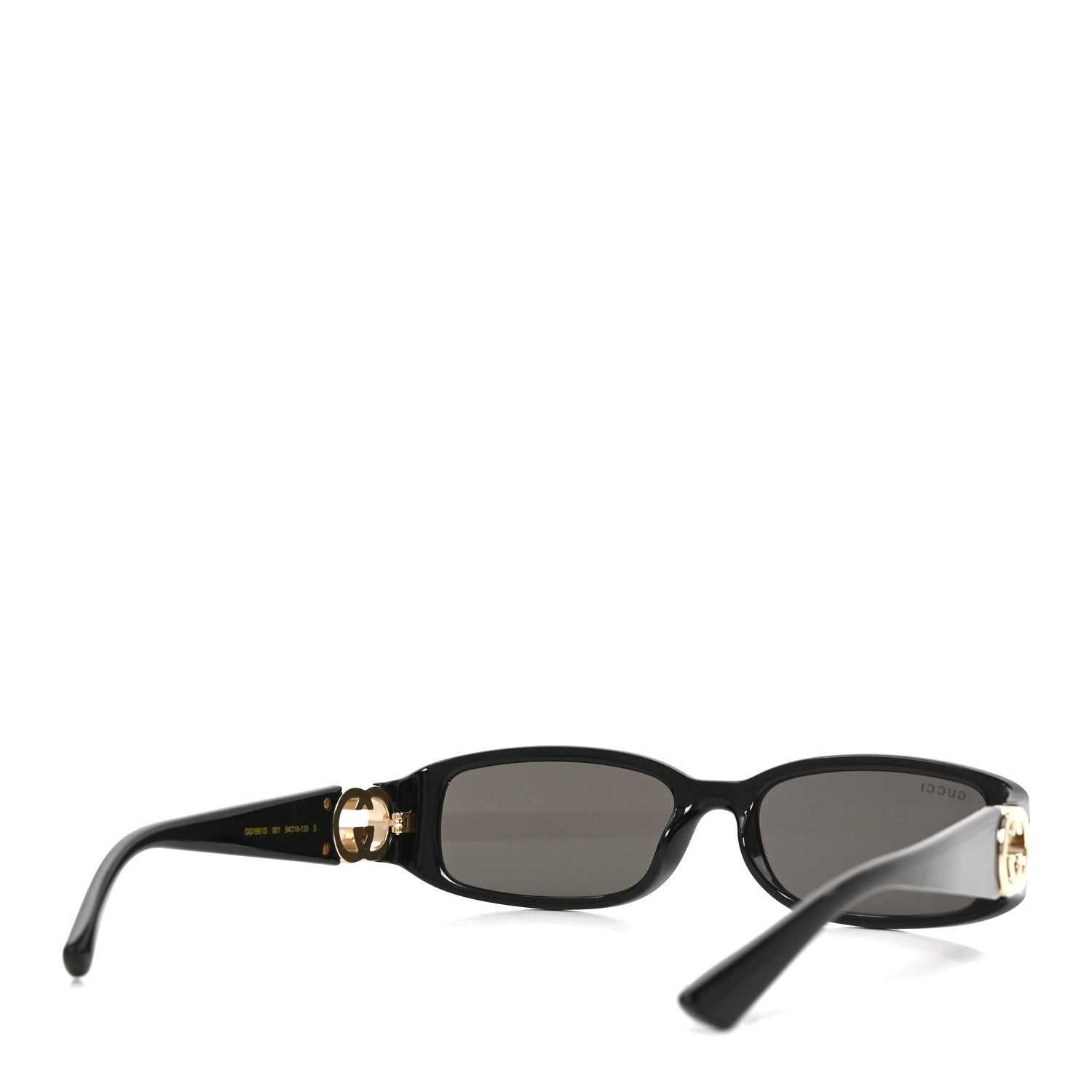 Gucci Acetate Rectangular Frame Sunglasses GG1661S Black 4 of 6