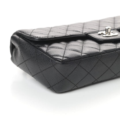 Chanel Caviar Quilted East West Flap Black 9 of 10