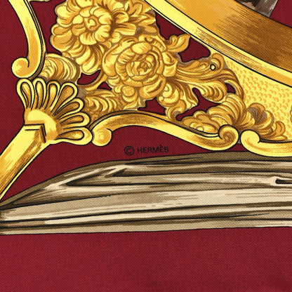 Hermes Silk Concours D Etriers Scarf 90 3 of 4