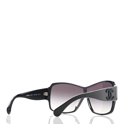 Chanel Acetate Shield Sunglasses 5449-A Black 4 of 10