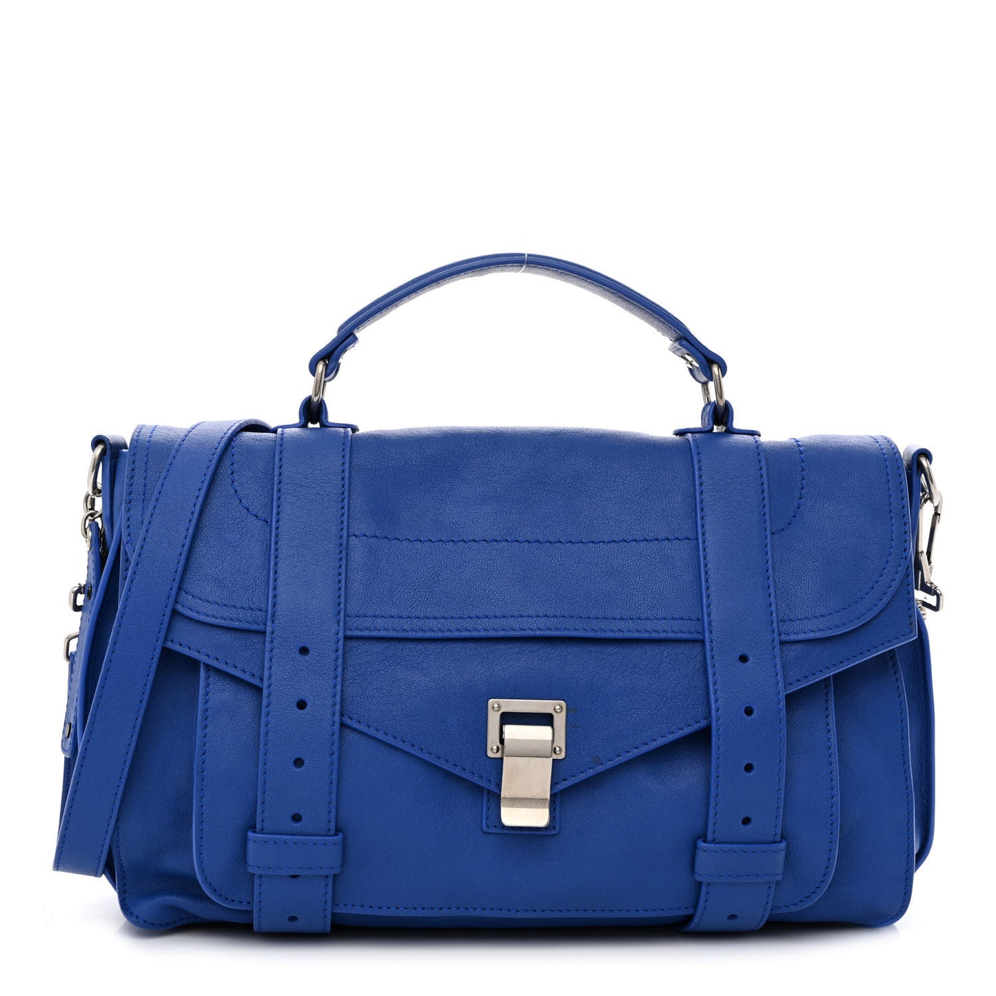Lambskin Medium PS1 Satchel Royal Blue