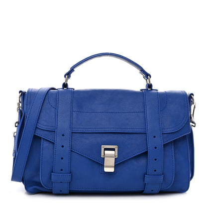 Proenza Schouler Lambskin Medium PS1 Satchel Royal Blue 1 of 11