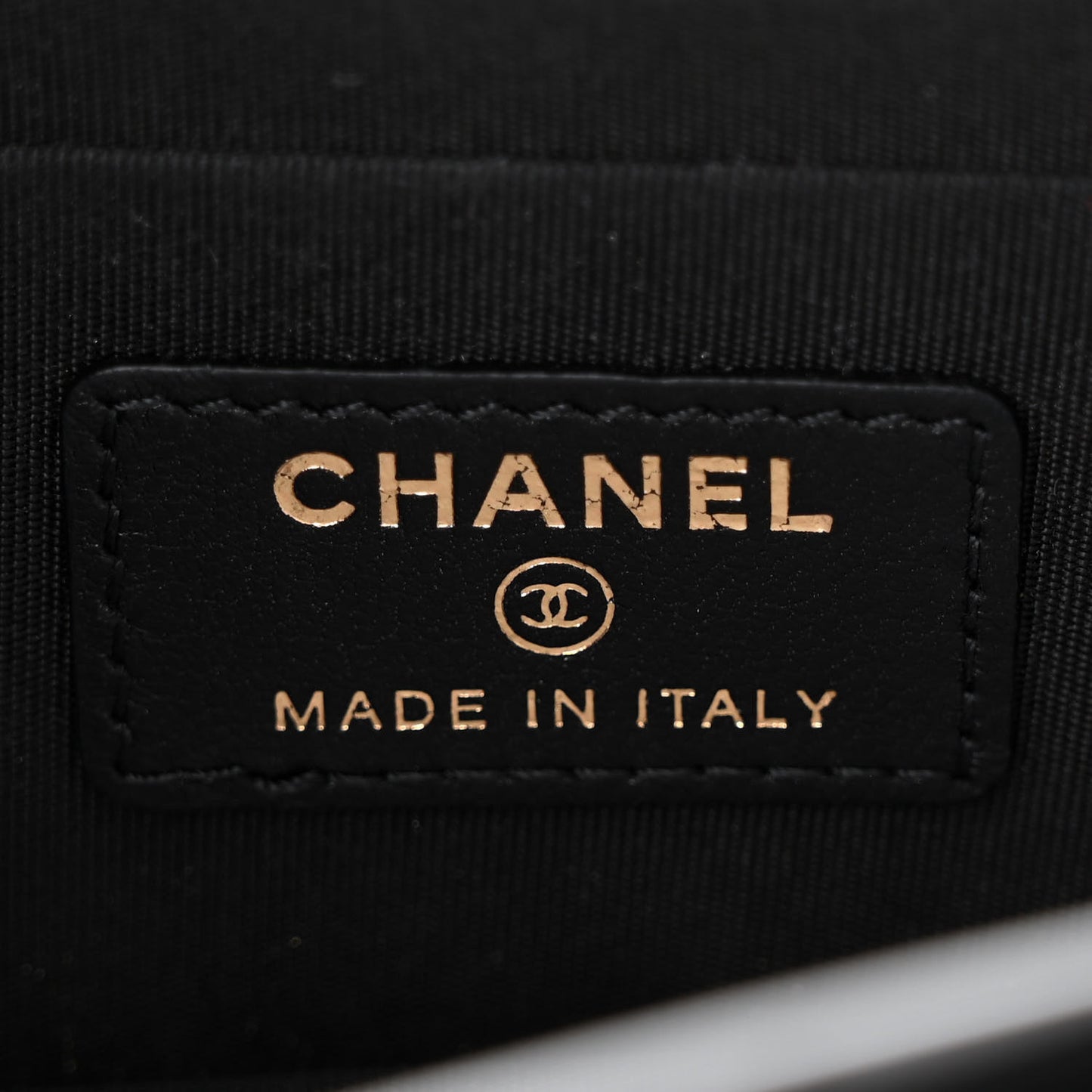 Lambskin Quilted Mini Trendy CC Wallet On Chain WOC Black