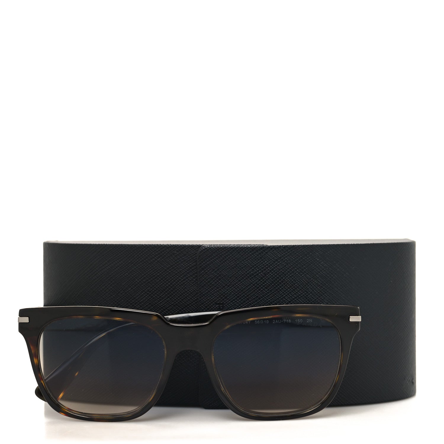Prada Acetate Square Sunglasses PR 04YS Tortoise 7 of 7