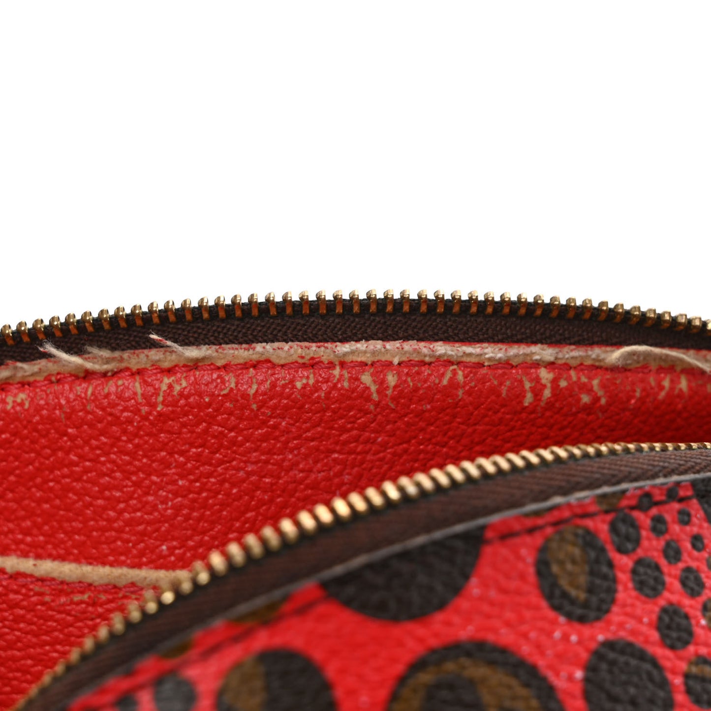 Monogram Kusama Pumpkin Dots Cosmetic Pouch Red