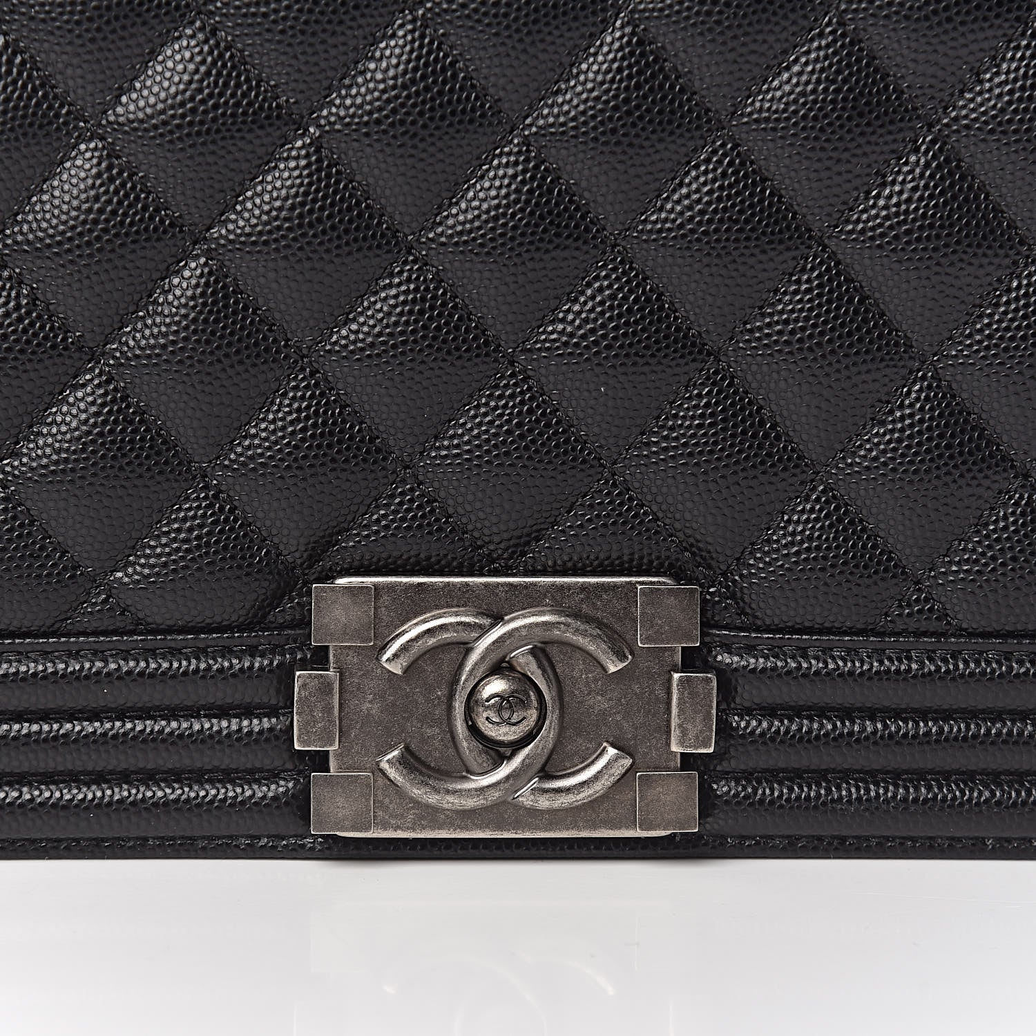 Chanel Caviar Quilted New Medium Boy Flap Black 10 of 11