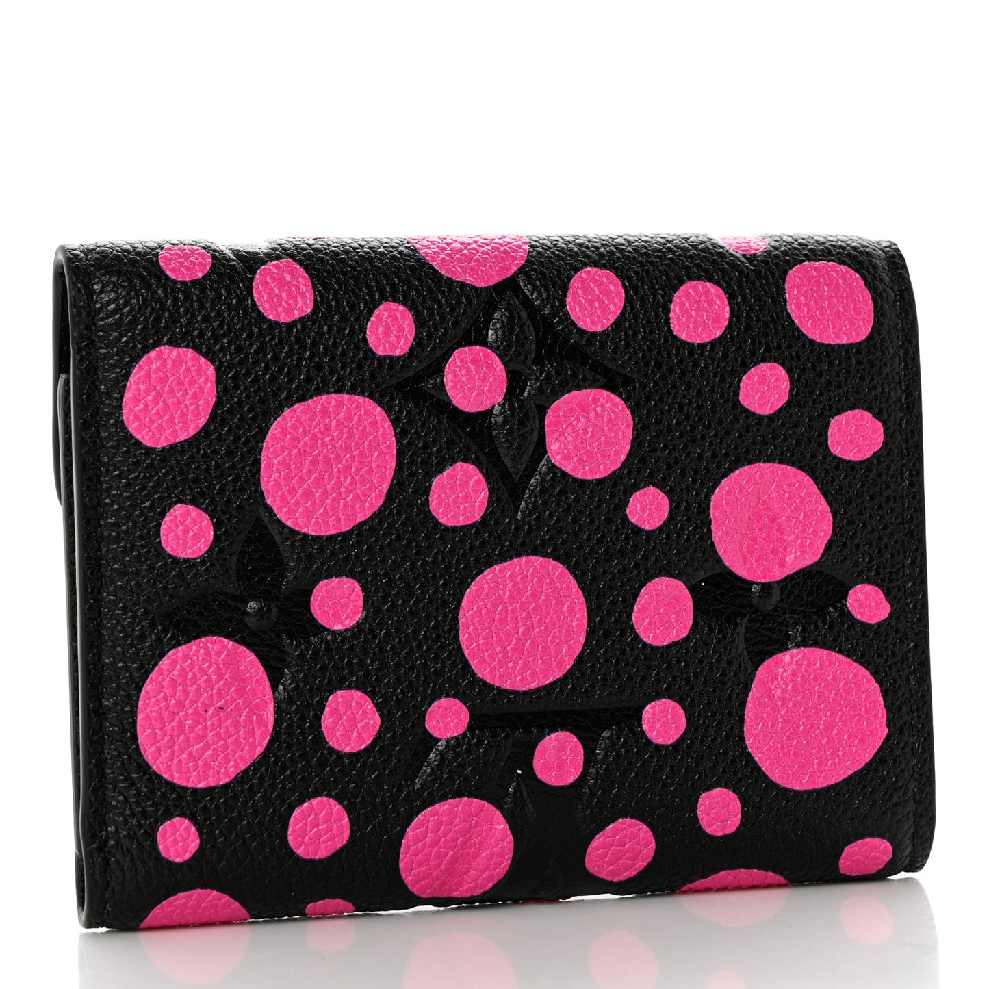 LV X YK Empreinte Monogram Victorine Wallet Black Fuchsia
