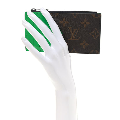 Louis Vuitton Monogram Taiga Coin Card Holder Green 2 of 7