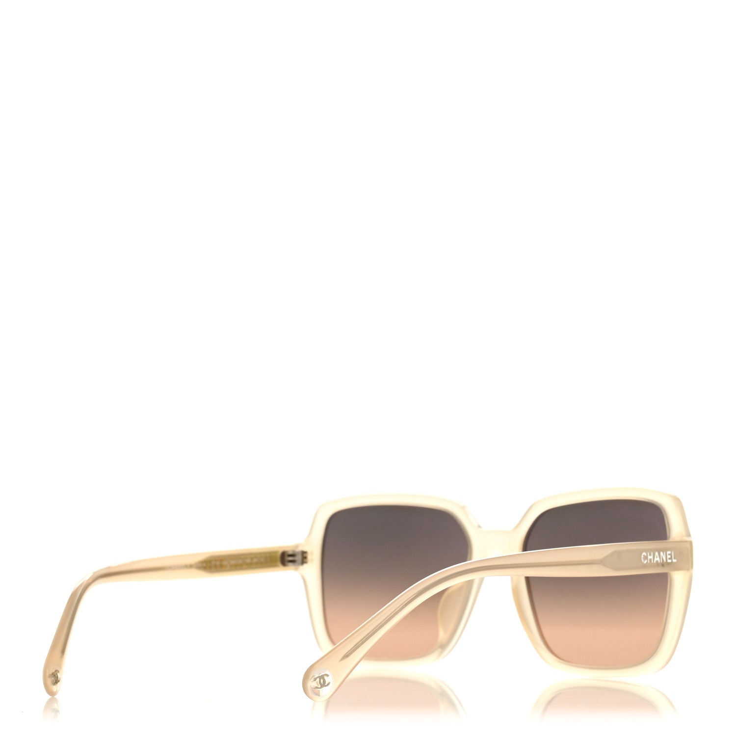 Chanel Acetate Square Sunglasses 5505 Light Brown 4 of 7