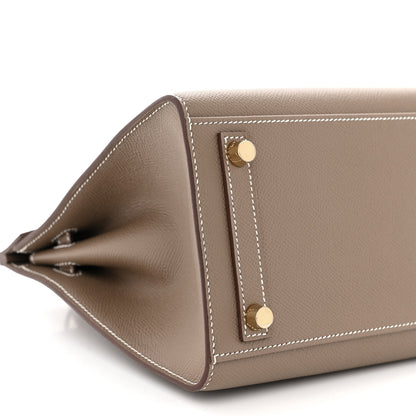 Hermes Epsom Birkin Sellier 25 Etoupe 9 of 11