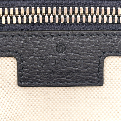 Gucci GG Supreme Monogram Textured Dollar Calfskin Web Small Ophidia Day Backpack Beige Blue Black 6 of 11
