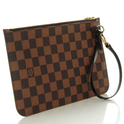 Louis Vuitton Damier Ebene Neverfull MM GM Pochette 3 of 8
