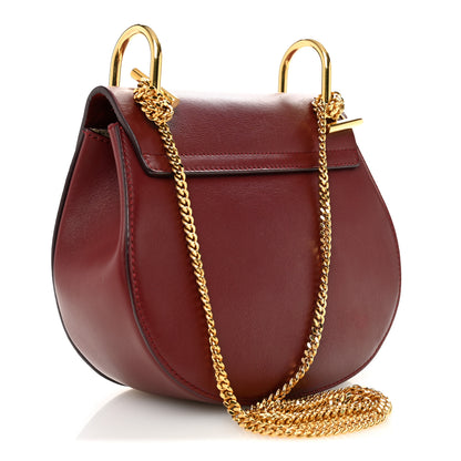 Chloe Smooth Calfskin Mini Drew Shoulder Bag  Wine Purple 3 of 11