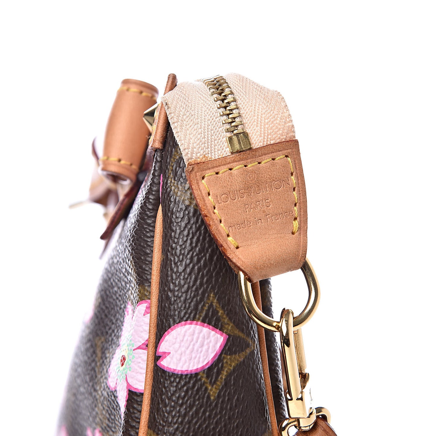 Monogram Cherry Blossom Pochette Accessories Brown