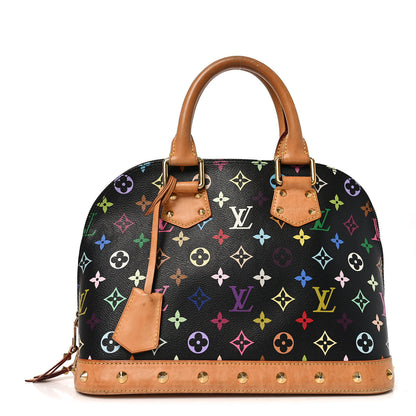 Louis Vuitton Monogram Multicolor Alma PM Black 1 of 8