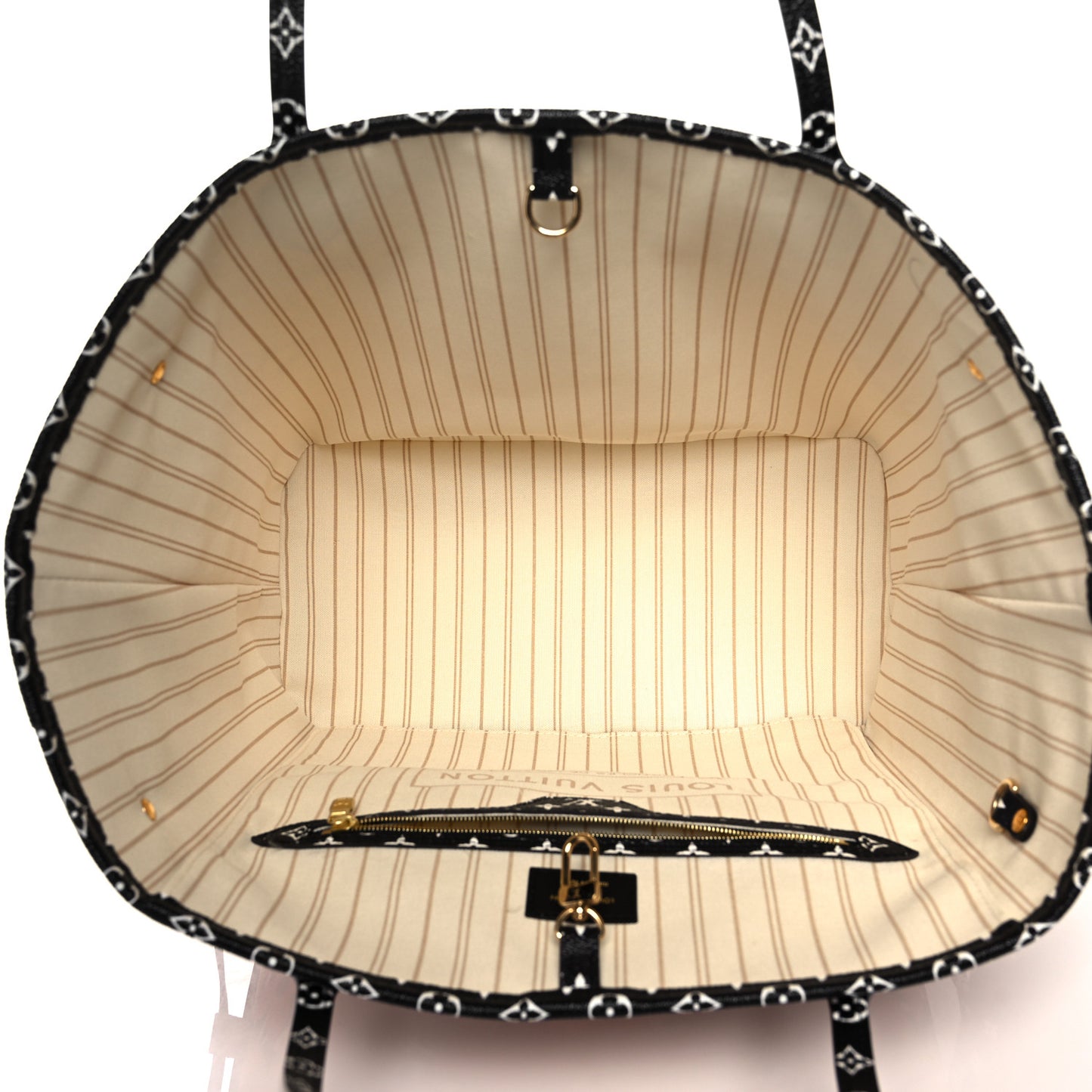 Monogram Giant Jungle Neverfull MM Ivory