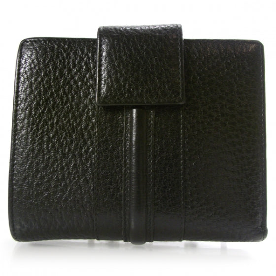 Gucci Leather French Junco Wallet Black 2 of 10