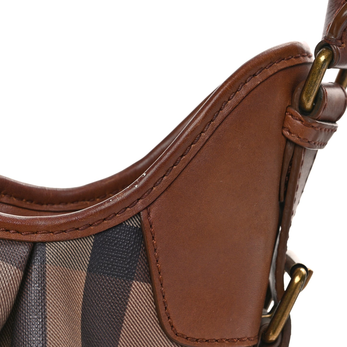 Smoked Check Brooklyn Hobo Tan