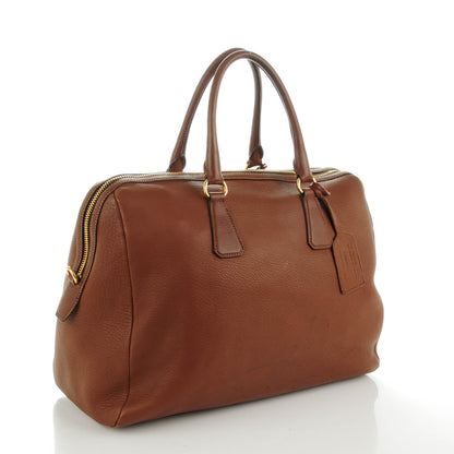 Prada Cervo Deerskin Bauletto Cammello 3 of 7