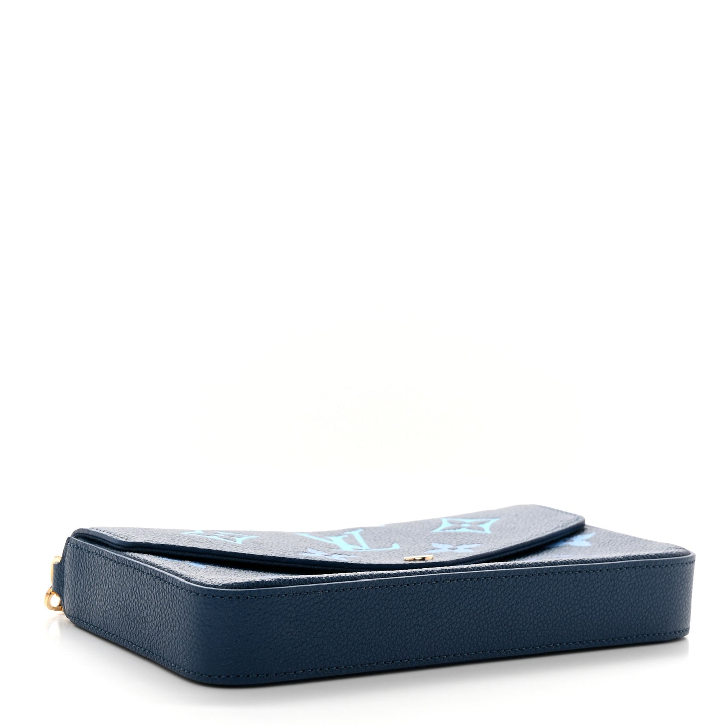 Empreinte Monogram Giant Felicie Pochette Chain Wallet Gradient Blue