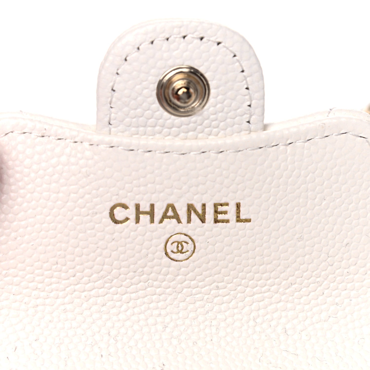 Chanel Caviar Quilted Airpods Pro Case White 5 of 7