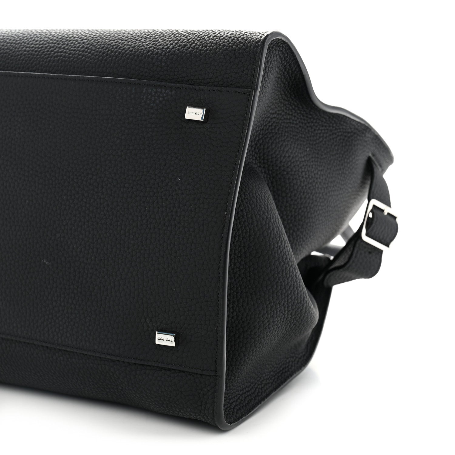 The Row Matte Grained Calfskin Soft Margaux 15 Black 8 of 8