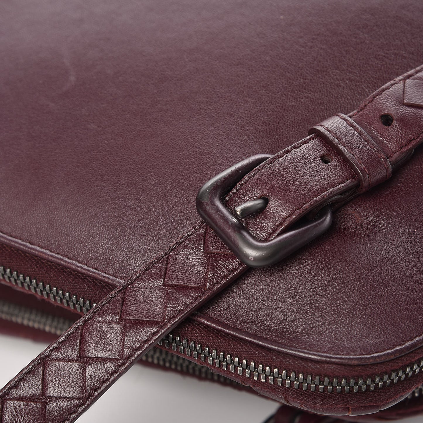 Nappa Intrecciato Double Compartment Tote