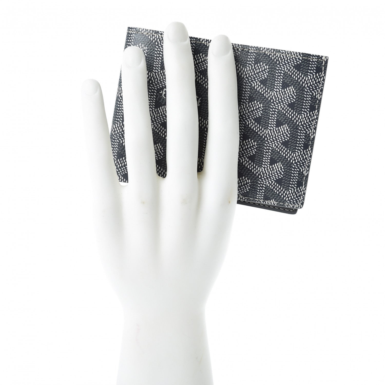 Goyard Goyardine Bi-Fold Victoire PM Wallet Grey 2 of 6