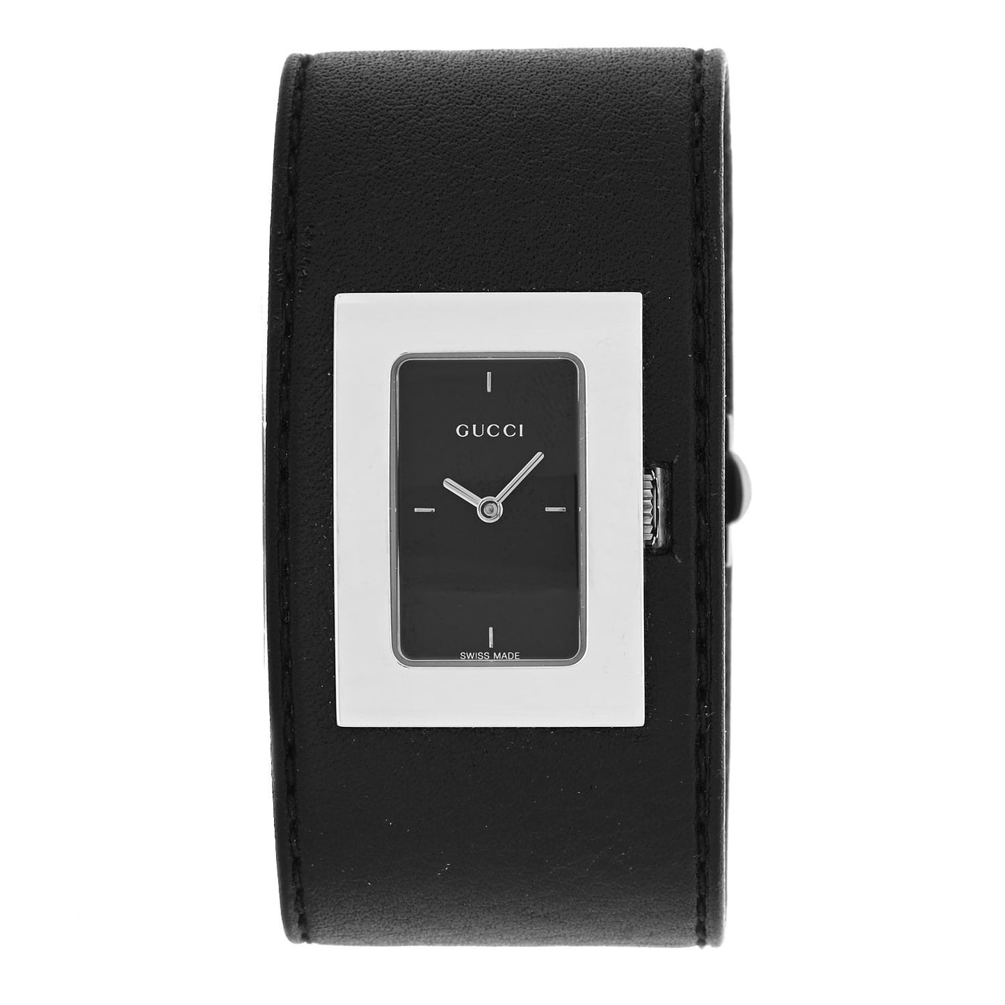 Stainless Steel Calfskin 33mm 7800L Quartz Watch Black