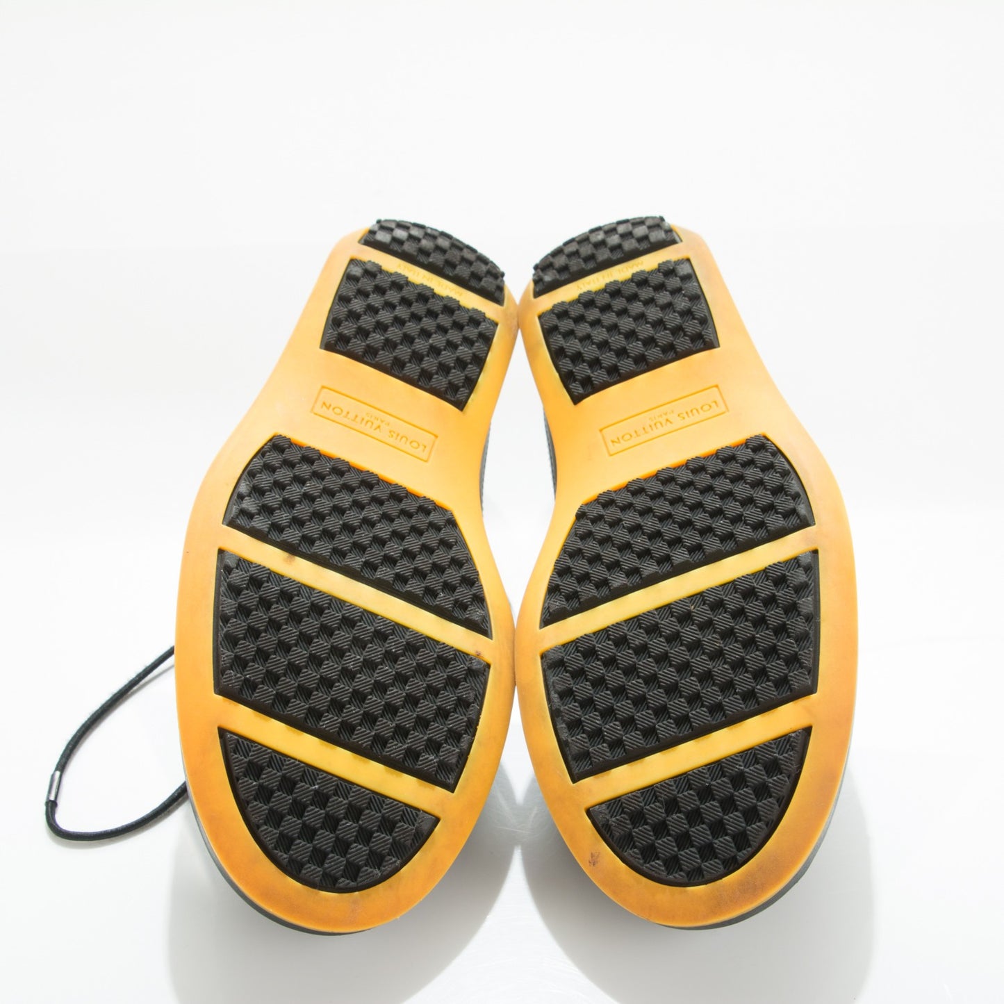 Calfskin Nylon Sneakers 5.5 Black