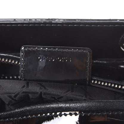 Christian Dior Patent Cannage Medium Lady Dior Black 8 of 8