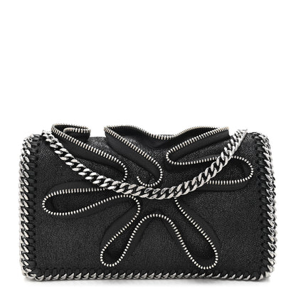 Stella McCartney Shaggy Deer Falabella Zipper Crossbody Bag Black 1 of 10