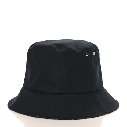 Christian Dior Oblique Reversible Teddy-D Brim Bucket Hat 57 Black 4 of 12