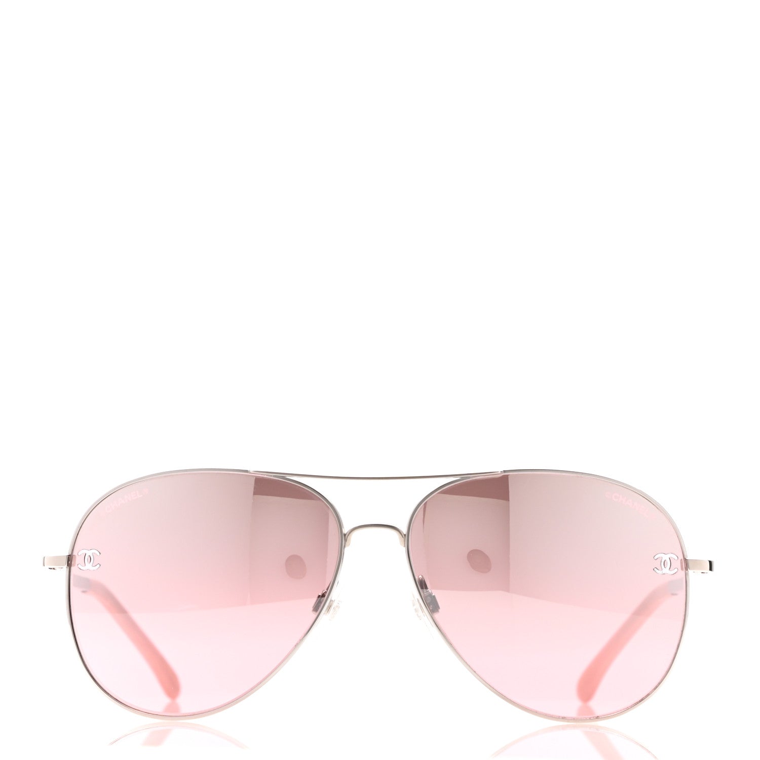 Chanel Aviator CC Sunglasses 4189-T-Q Pink 2 of 9