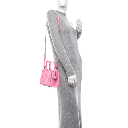 Marc Jacobs Grained Calfskin Micro The Tote Bag Pink 2 of 8