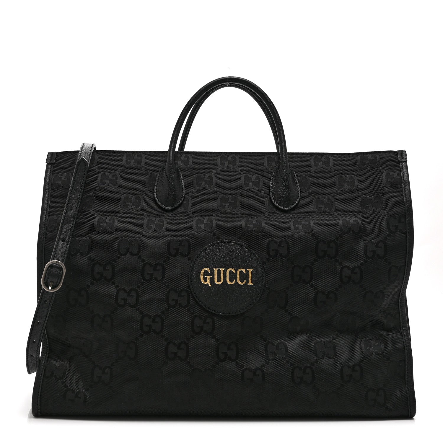Gucci Econyl Nylon Monogram Large Off The Grid Tote Bag Black 1 of 11