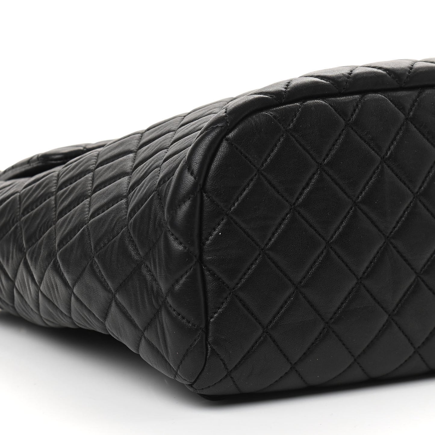 Lambskin Quilted Large Urban Spirit Backpack Black