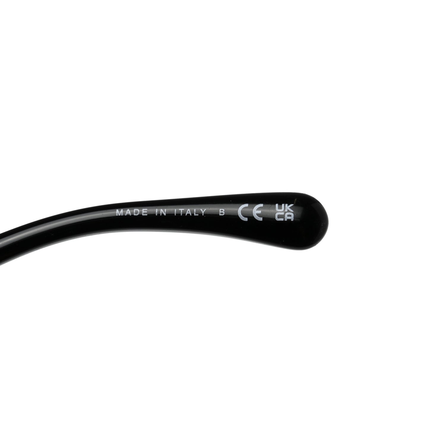 Acetate Strass Square Sunglasses 5422-B Black White