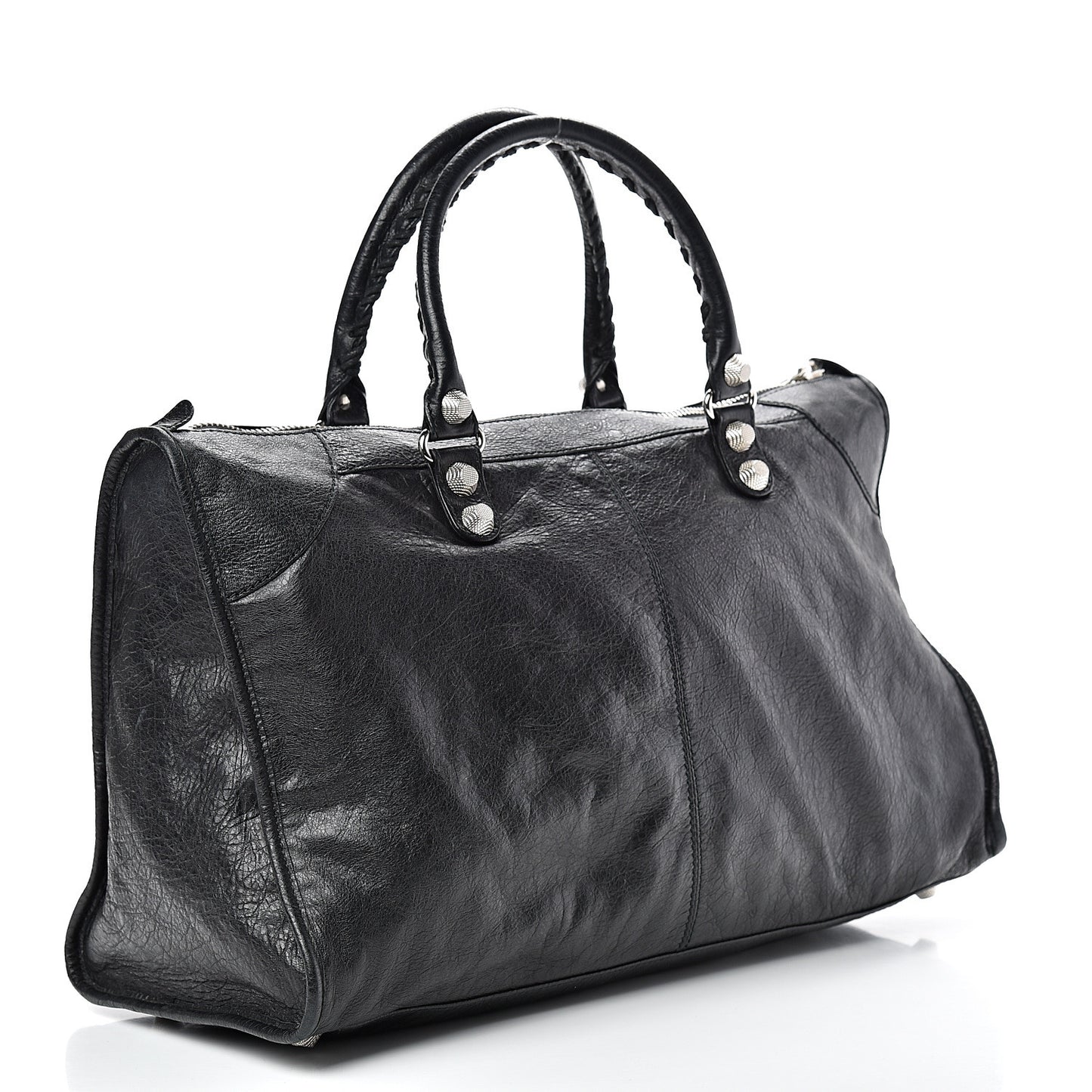 Agneau Giant 21 Silver Hardware Work Black